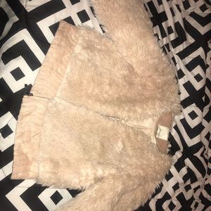 Anthropology Faux Fur Coat